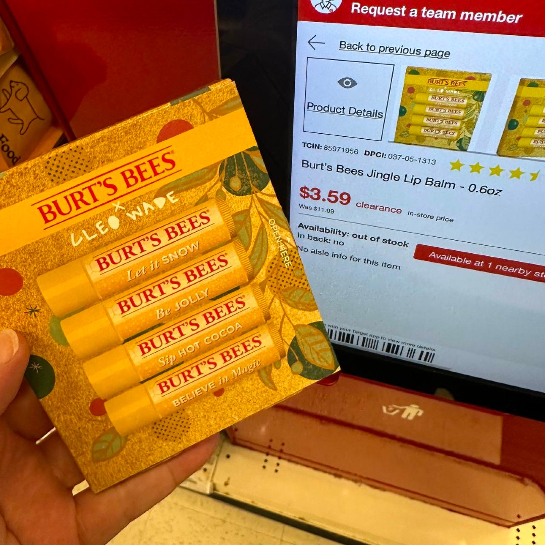 target burts bees