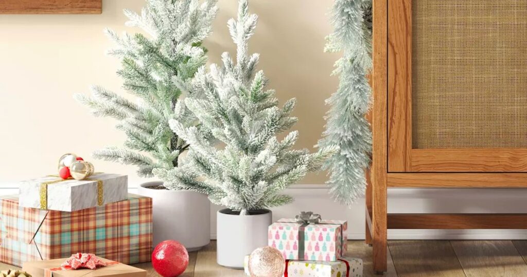 Target - 40% Off Threshold Tabletop Trees & Greenery - The Freebie Guy® ️️️