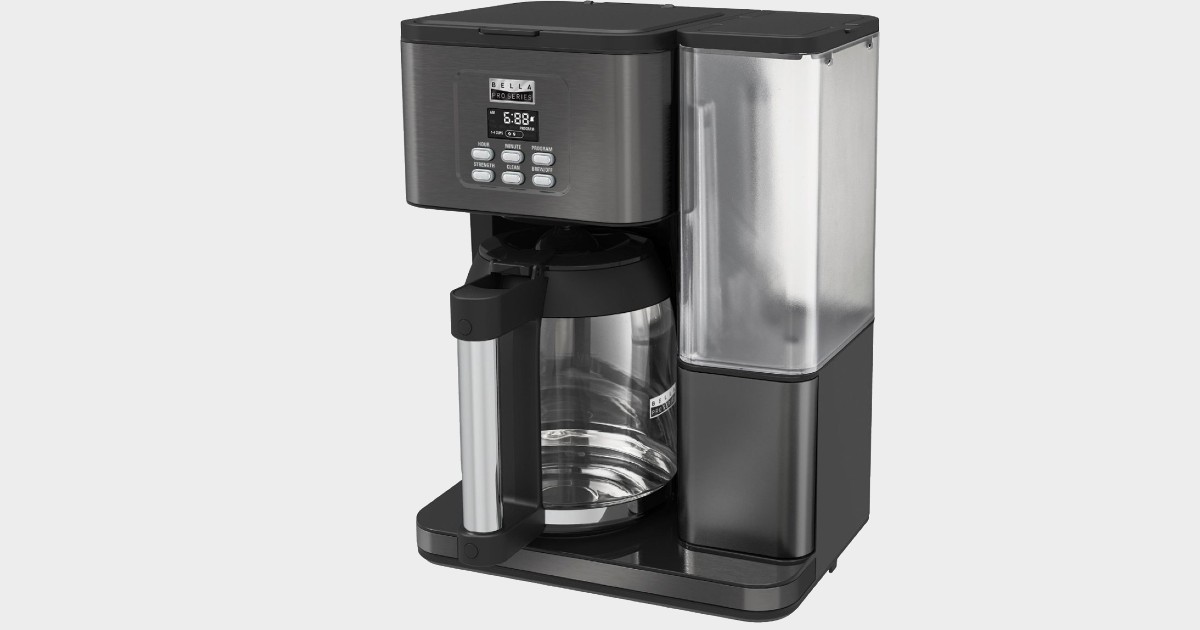 Best Buy Bella Pro Series 18Cup Programmable Coffee Maker Only 39.