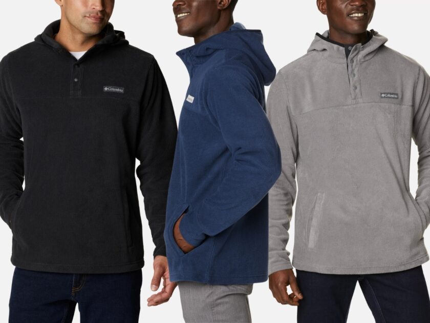 Columbia Mens Steens Mountain Novelty Half Snap Fleece Hoodies