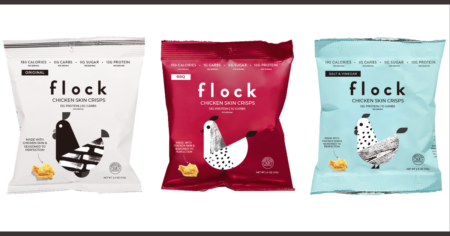 Free Bag of Flock Chicken Skin Crisps