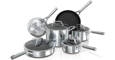 Ninja Foodi NeverStick Stainless Piece Cookware Set