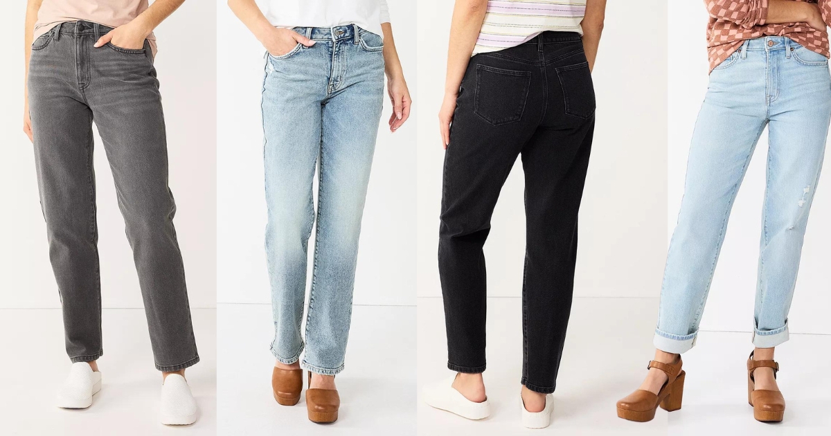 Kohl's - Sonoma Goods For Life Women's Jeans Only $7.49 + More ...
