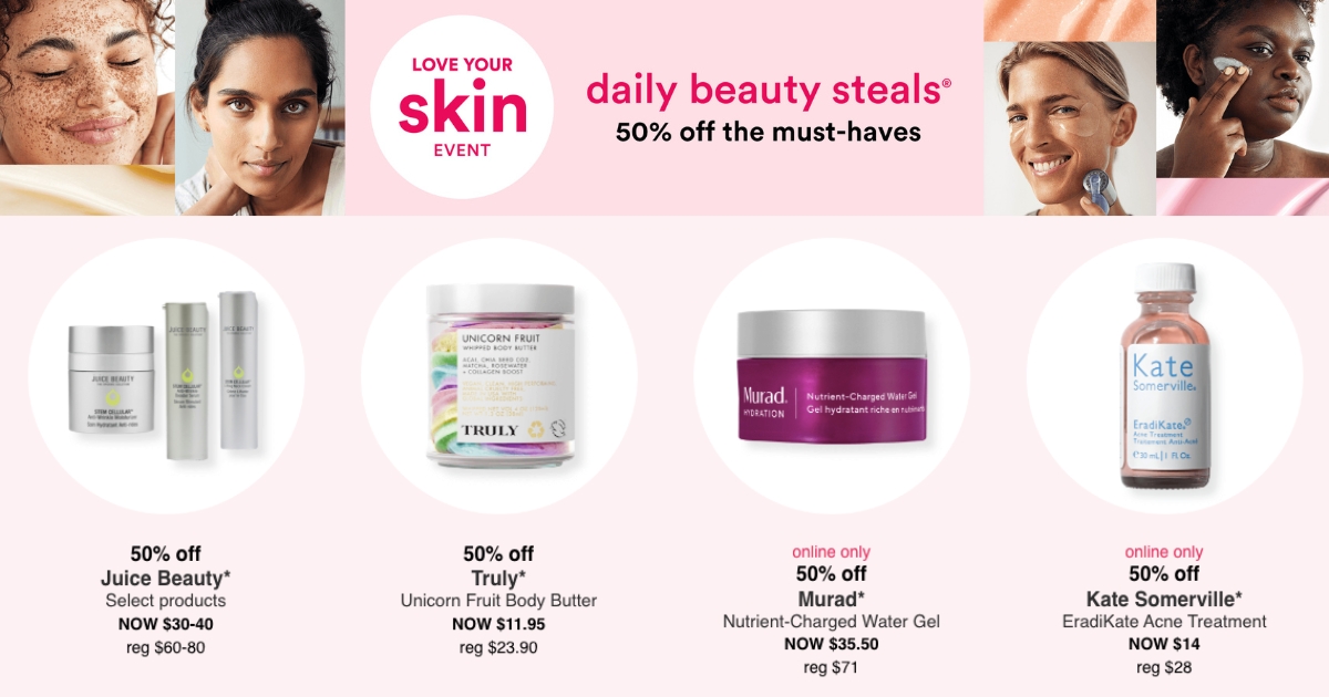 Ulta Love Your Skin Event 50 Off Juice Beauty Murad And More Free