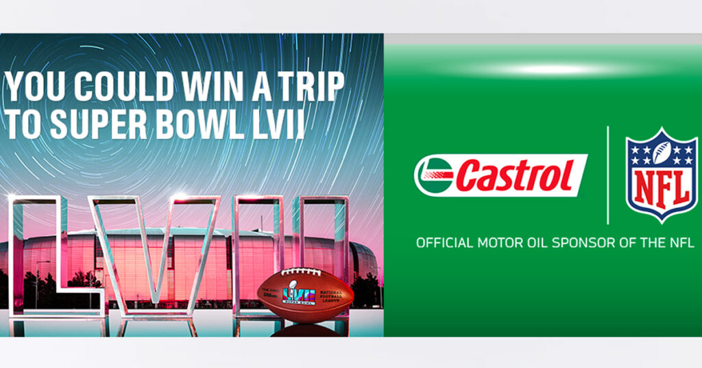 The CASTROL NFL Super Bowl Ticket Sweepstakes - The Freebie Guy®