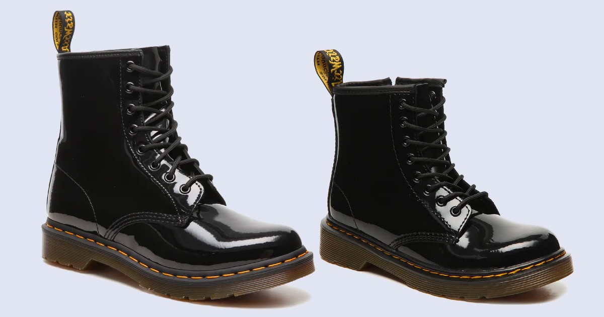 two pairs of Dr. Marten's boots