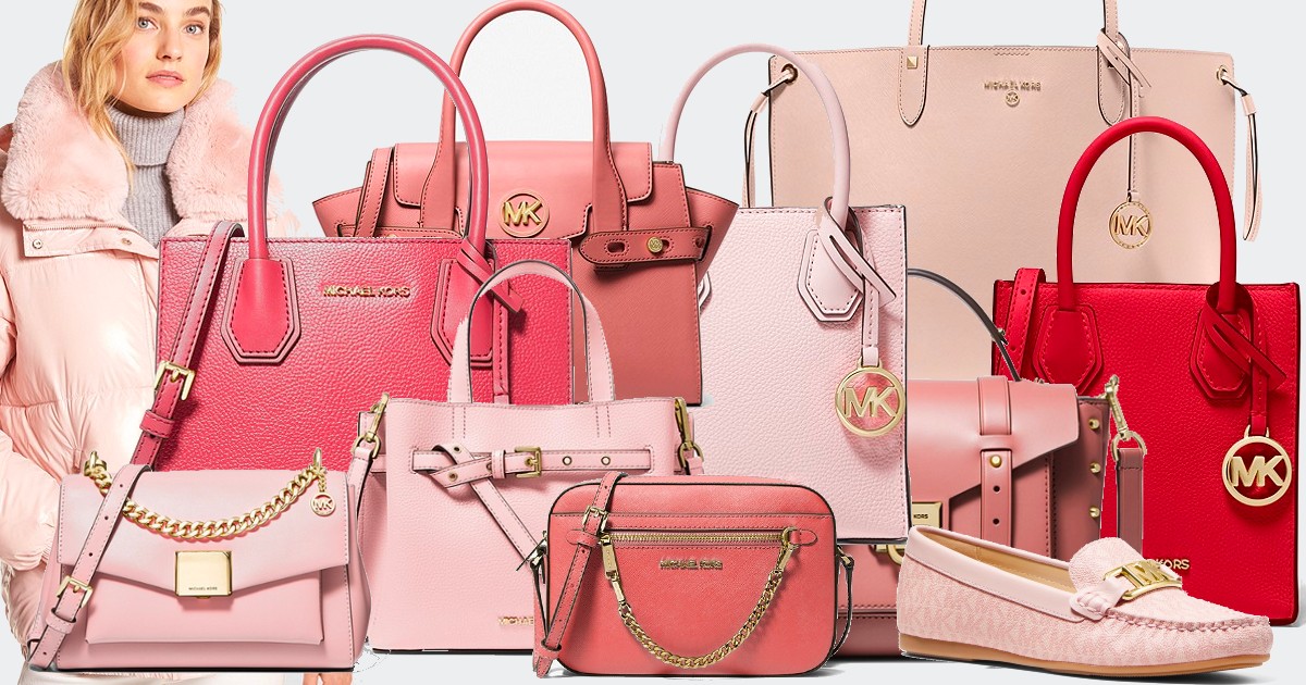 Michael Kors - Dear Valentine: our pretty pink handbags, like the Carmen  satchel, are guaranteed to put a smile on her face.   #MichaelKors #ValentinesDay