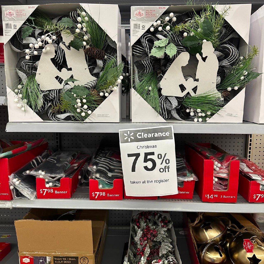 Walmart Clearance 75 Off Christmas Holiday Items The Freebie Guy®