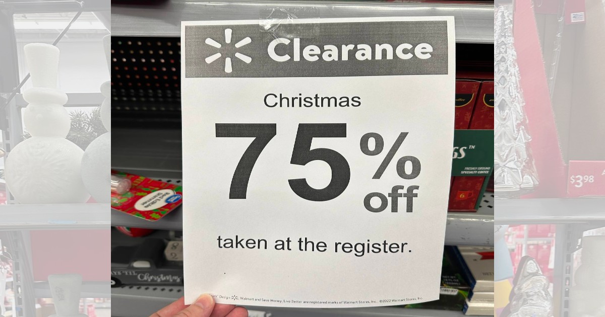Walmart Clearance - 75% Off Christmas Holiday Items - The Freebie Guy ...