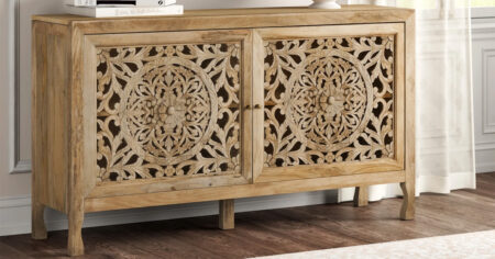 Josiah Wide Mango Solid Wood Sideboard