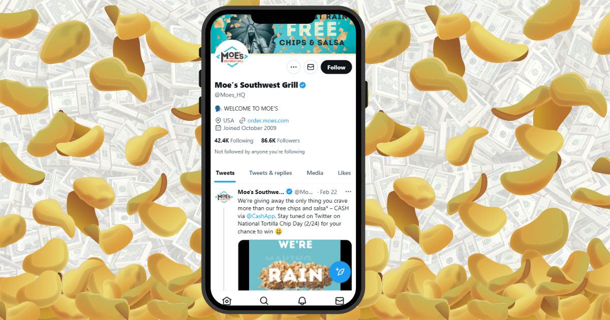 Moes Southwest Grill National Tortilla Chip Day Sweepstakes