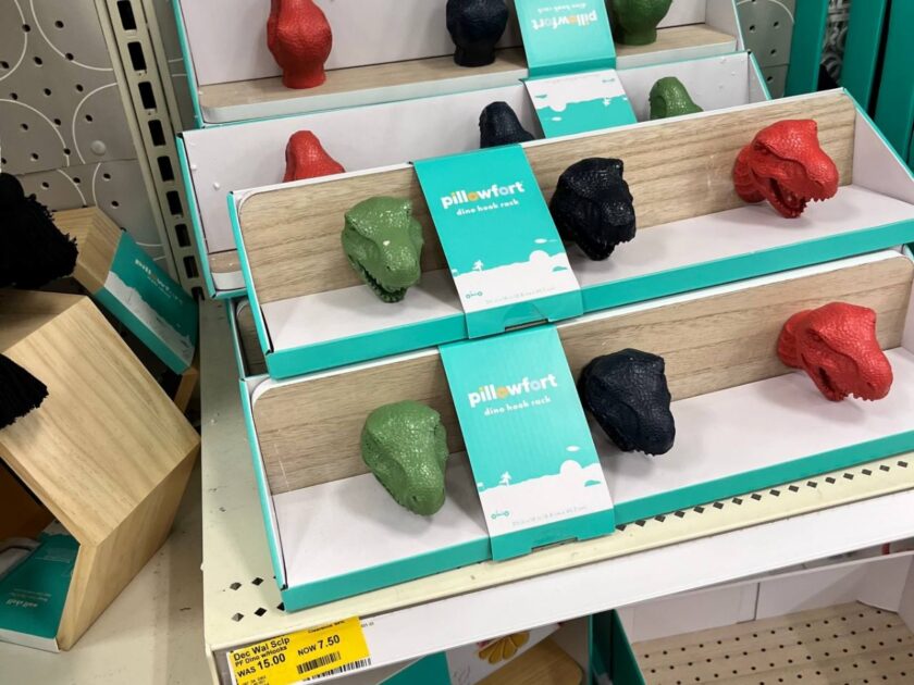 Pillowfort Dinosaur Hanging Wall Hooks