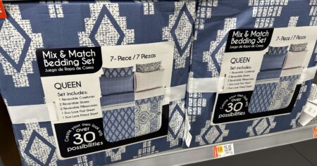 Style Gaia Blue Piece Mix Match Reversible Bed in a Bag scaled