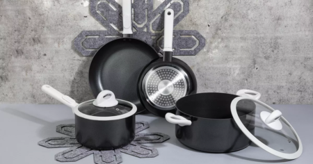 Ultraviolet Nonstick Pc Cookware Set