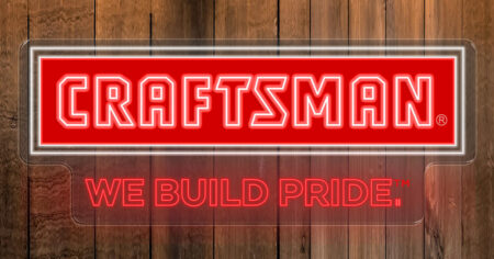 craftsman neon sign