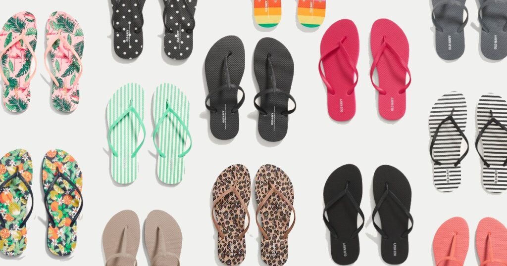 old navy thick flip flops
