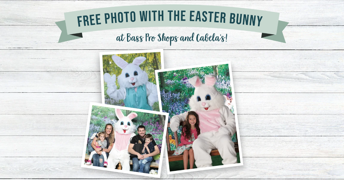 Free 4x6 Easter Photo at Bass Pro Shops or Cabela's - The Freebie Guy®