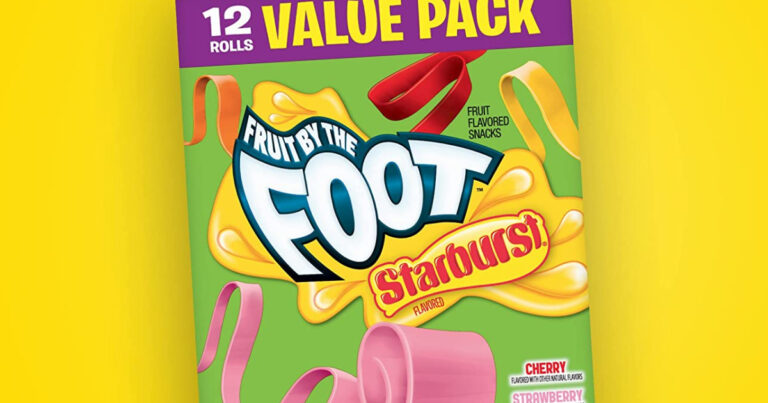 Amazon - Fruit by the Foot Starburst Flavors 12-Count Value Pack From ...