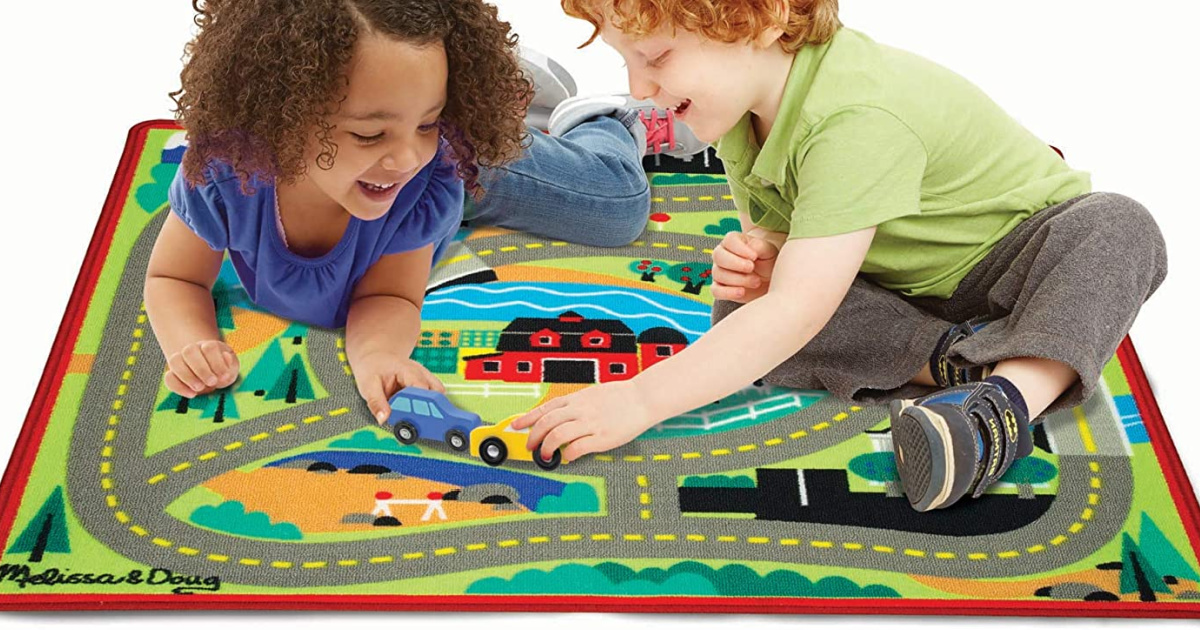 Amazon - Melissa & Doug Round the Town Road Rug Only $20 - The Freebie Guy®