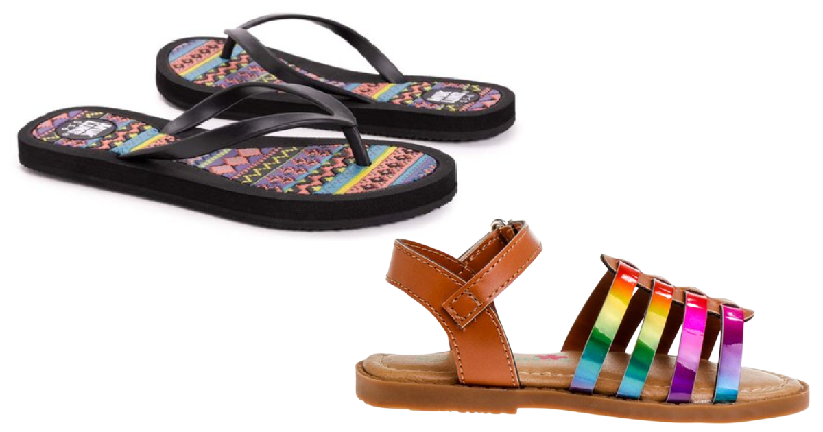 Muk Luks and girls sandals