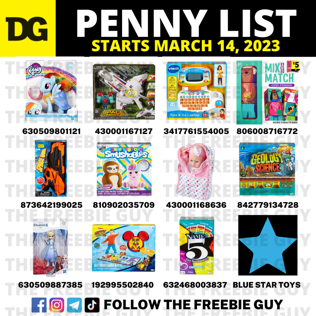 Penny List Dollar General September 2024 Tarra Sandye