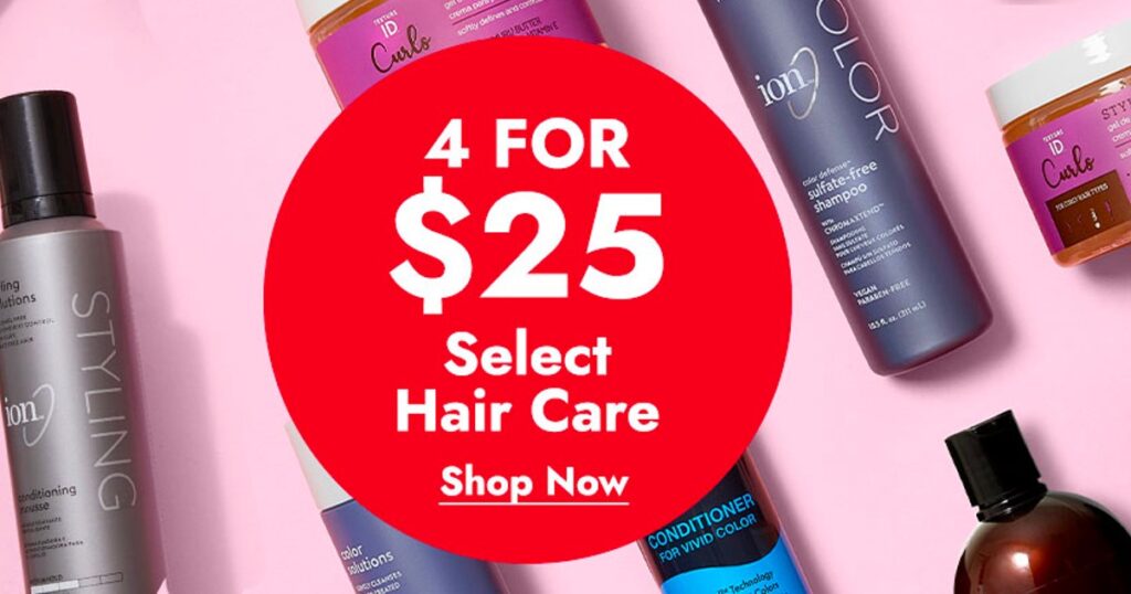 Sally Beauty 4 For 25 Hair Care Sale (Regularly up to 19 EACH