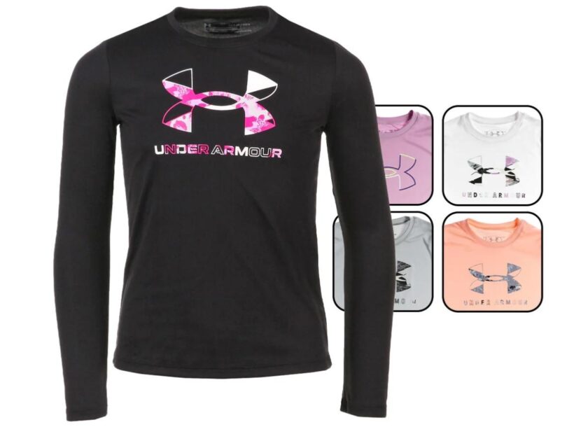 Under Armour Girls Surprise Long Sleeve Tee