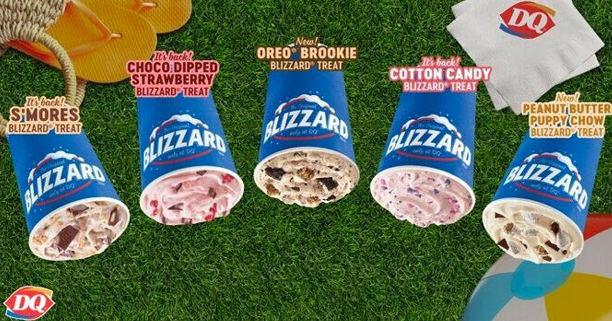 85¢ Blizzards at Dairy Queen Ends Tomorrow, April 23 - The Freebie Guy®