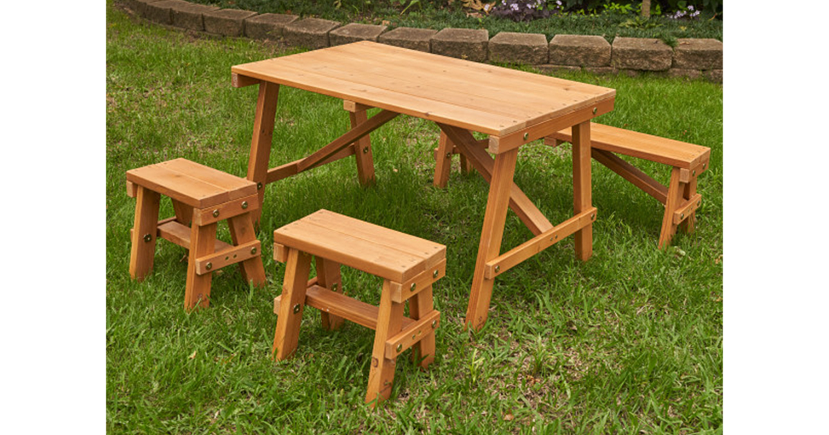 Kidkraft outdoor 2024 picnic table