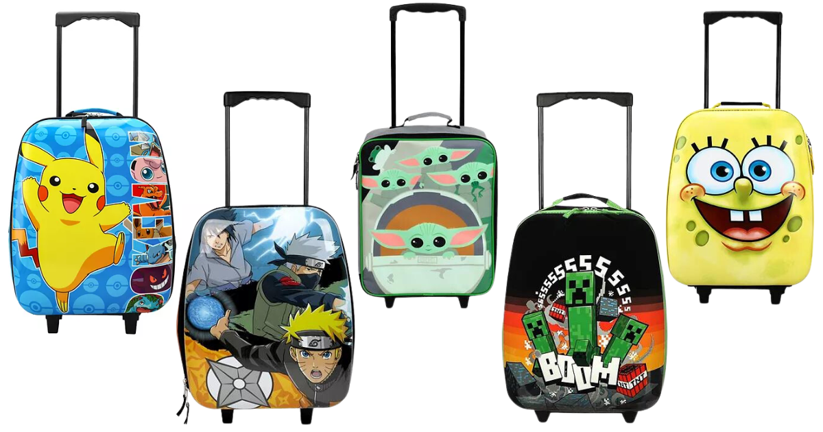 Kids' Character Luggage Starting As Low As 24 The Freebie Guy® ️️️