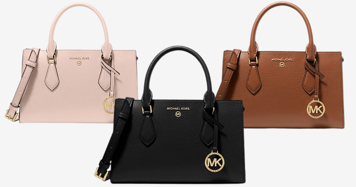 Michael Kors - Valerie Small Pebbled Leather Satchel Now $ - The  Freebie Guy®