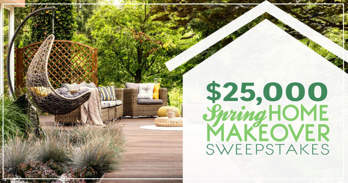 25,000 Spring Home Makeover Sweepstakes The Freebie Guy®