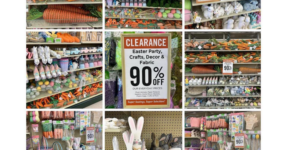 Hobby Lobby Easter Clearance is Now 90% Off: 2023! - The Freebie