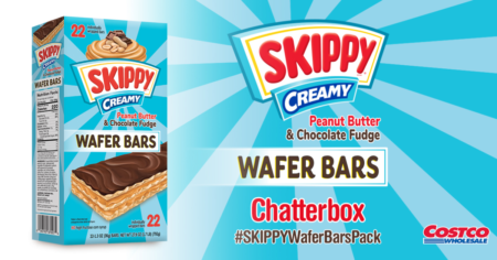 Apply to host a SKIPPY Creamy Peanut Butter Chocolate Fudge Wafer Bars Chatterbox with Ripple Street