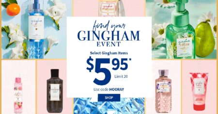 BATH AND BODY GINGHAM