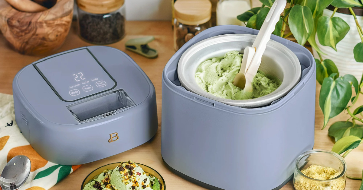 Beautiful By Drew Barrymore Ice Cream Maker Only 49.97 at Walmart