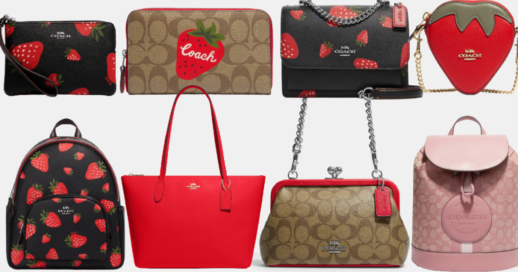 70% Off Coach Strawberry Collection + Extra 15% Off Friends and Family ...