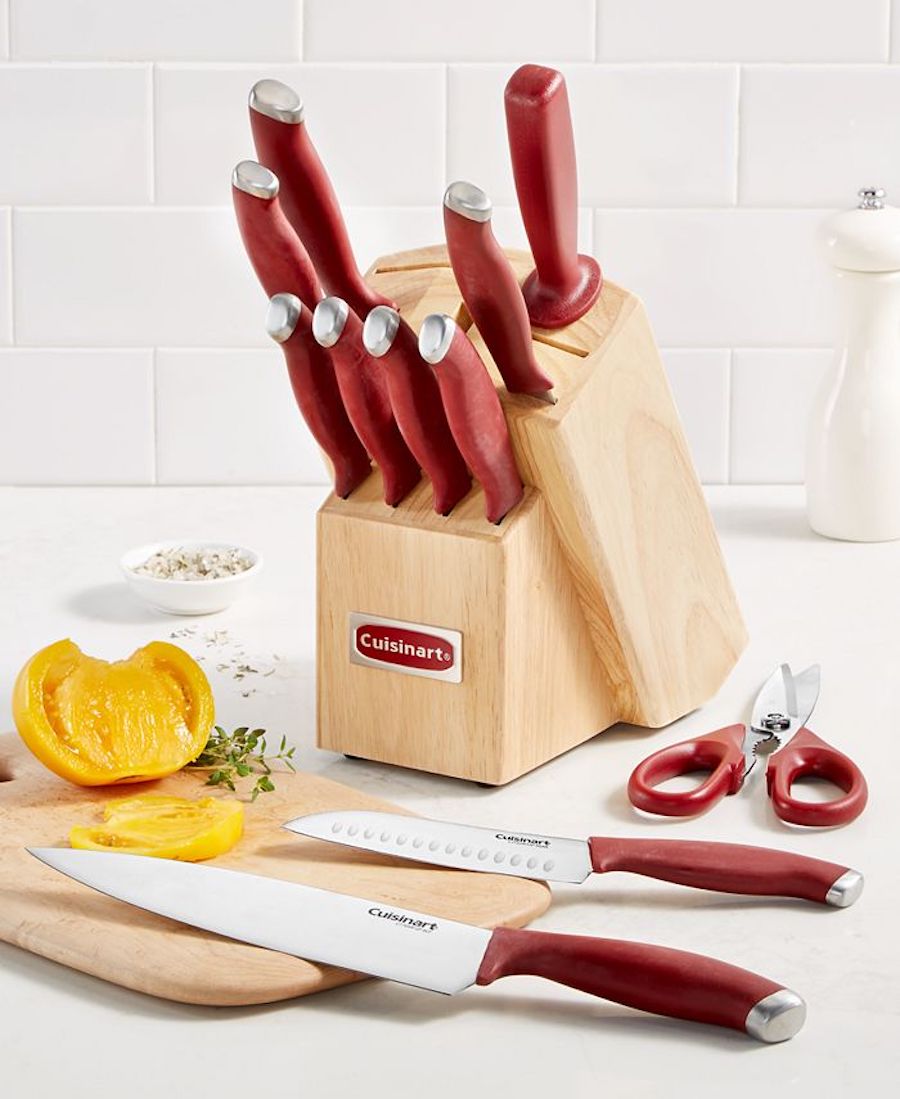 Color Pro Collection 12-Pc. Cutlery Set RED