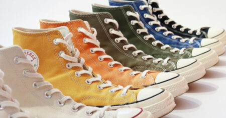 Converse Shoes in a row