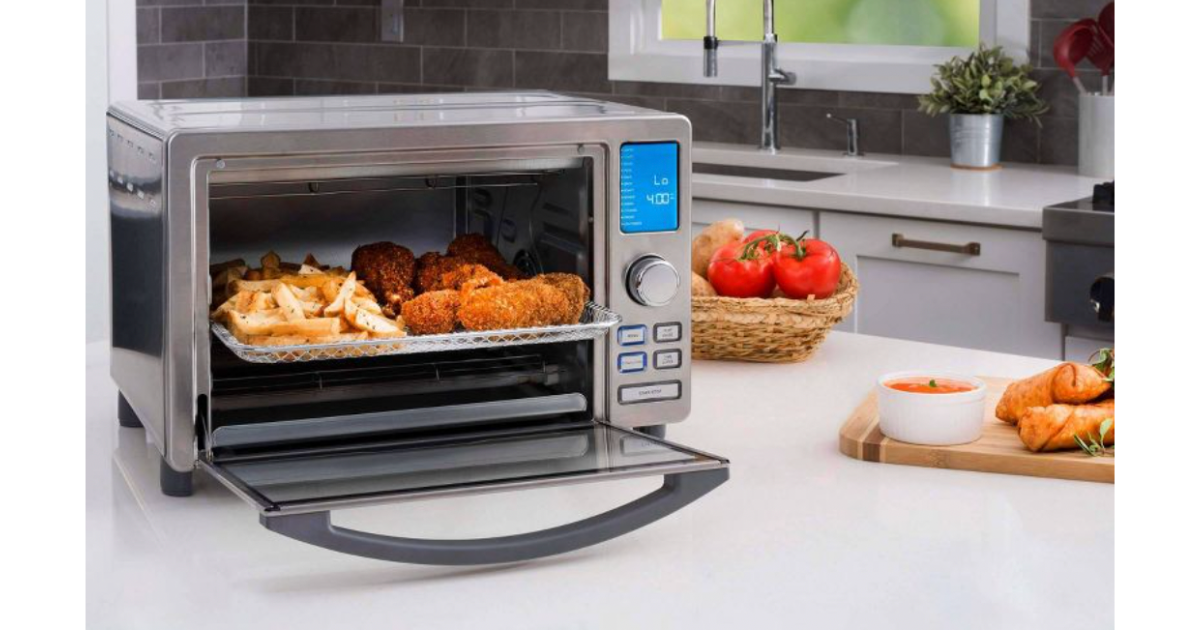 Gourmia Digital Stainless Steel Toaster Oven Air Fryer Now 59.99 at