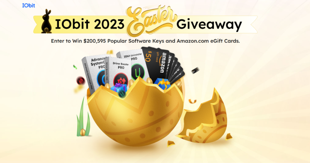 IObit Easter Instant Win Game