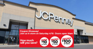 Jcpenney Free Coupon Giveaway Starts Tomorrow In Store Only Score Up