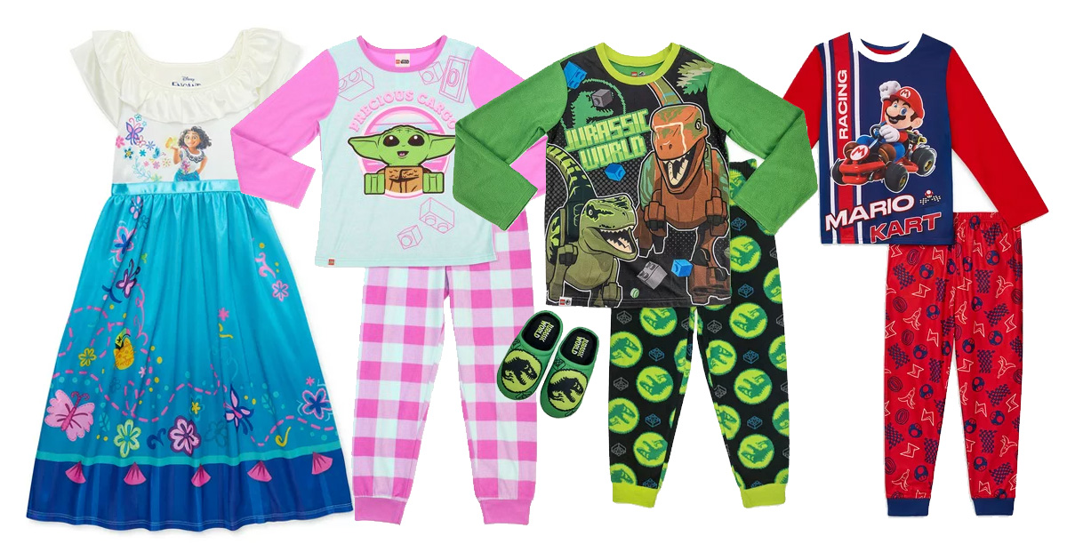 Walmart Kids Pajamas On Clearance From 4 66 The Freebie Guy   Kids Pajamas 