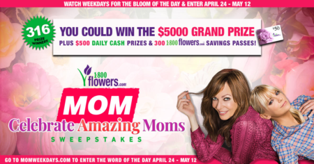 MOM Celebrate Amazing Moms Sweepstakes
