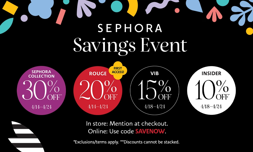 Sephora Savings Event