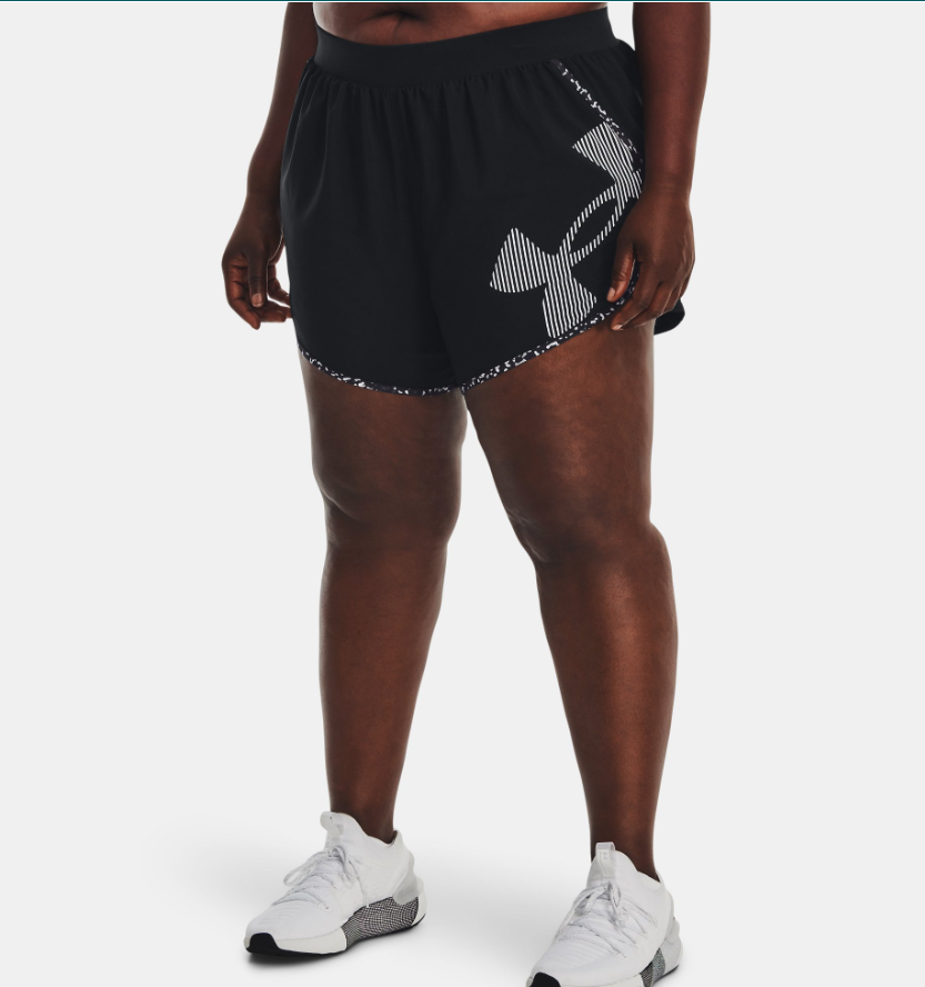 Women's UA Fly-By 2.0 Logo Graphic Shorts