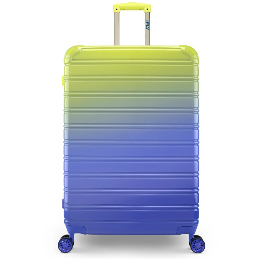 iFLY Hardside Checked Luggage Fibertech 28", Ocean Sunrise