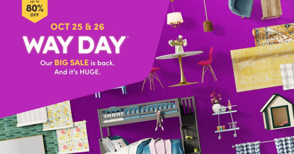 Wayfair Way Day Sale is Back Up to 80 Off Furniture, Decor, Appliances