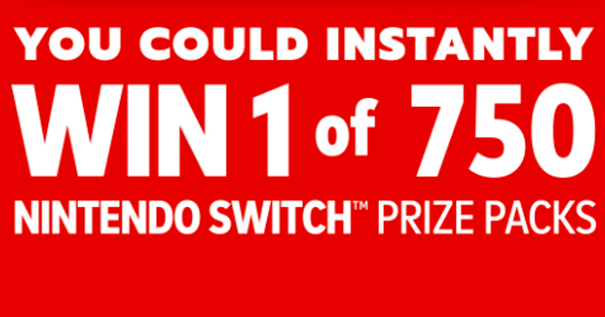 Lunchables Nintendo Switch Program The Freebie Guy®