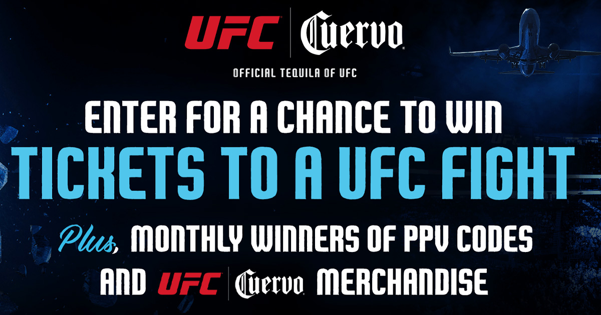 Cuervo & UFC Sweepstakes 2023 The Freebie Guy®